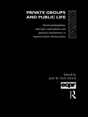 cover image of Private Groups and Public Life